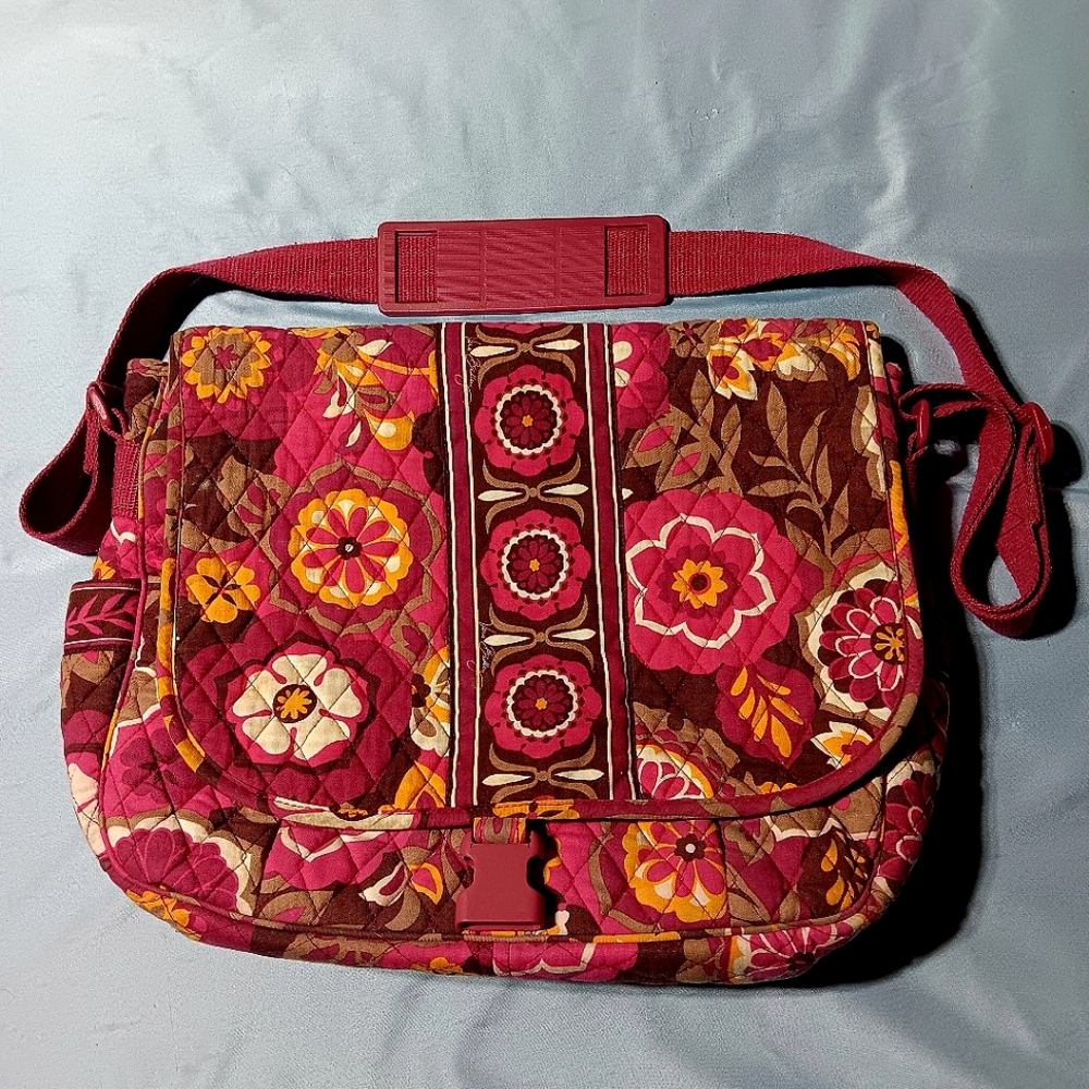 2000s Vera Bradley laptop crossbody bookbag #verabradley #bookbag #2000s #laptop